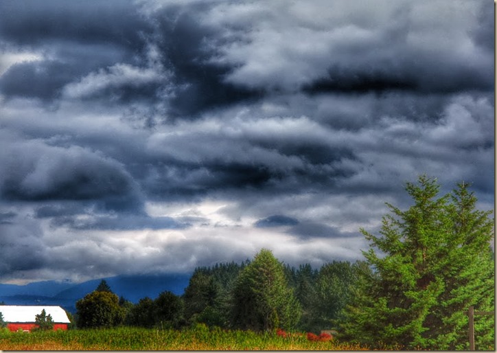 Cloudscape in Boring, Oregon